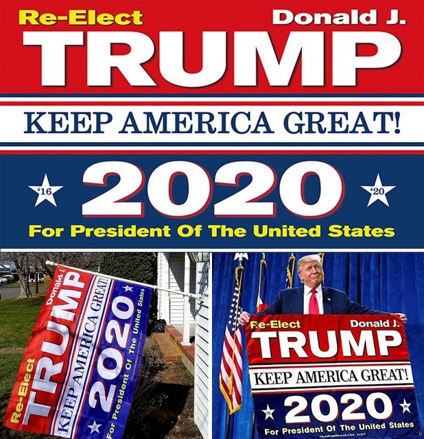 DONALD-TRUMP Keep America Again 2020 Flag 3x5 inch Polyester Banner ...