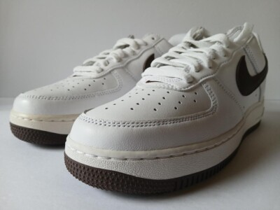 Nike Air Force 1 Low Retro SZ 8 White Chocolate Metallic Gold DM0576-100