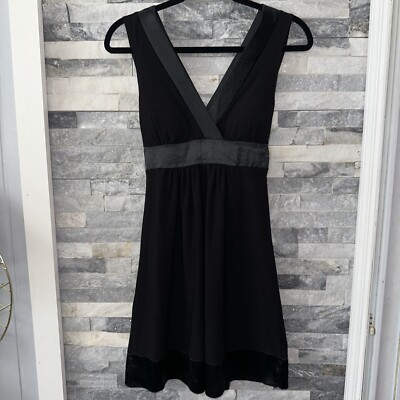 Vintage Y2K Taboo Dress Womens S Sm Sleeveless Belted A-Line Above Knee  Black | eBay