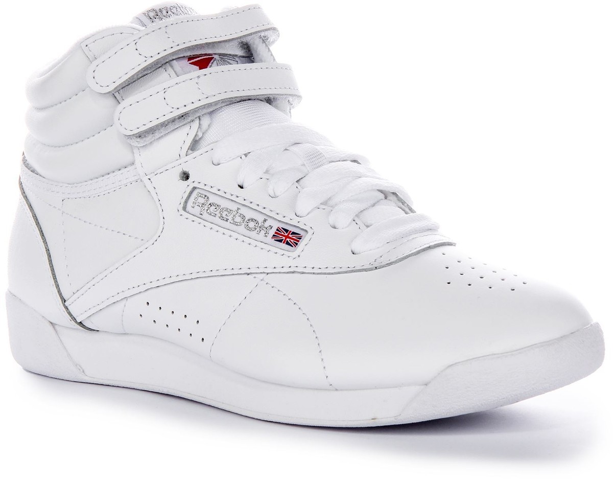 Reebok Freestyle Hi Classic Eva Midsole Leather Trainer White