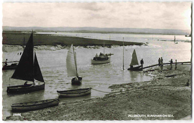 Pillsmouth Burnham On Sea Somerset - Vintage Echtfoto Postkarte U01