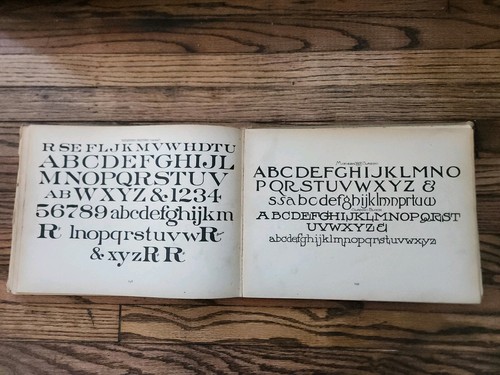 1915 Atkinson His Book Sign Painting A Complete Manual Self-Educational Lay Outs - Foto 13 di 24