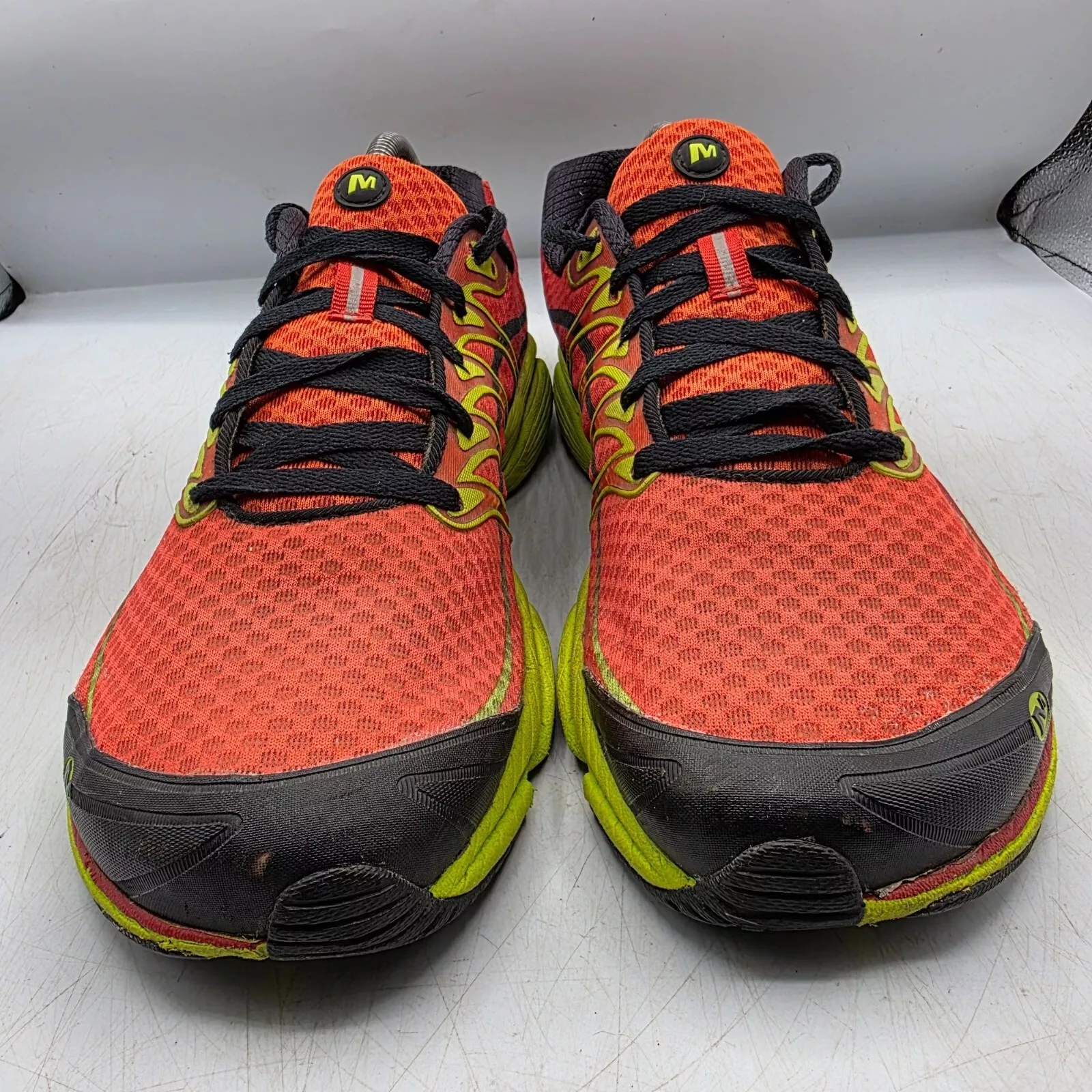 merrell all out flash molten lava athletic walking running shoes