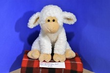 Gund Animal Alley 2009 White and Tan Lamb Plush 310-3594-1 