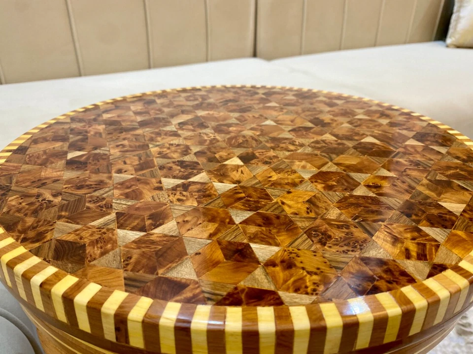 Coffee Table Wooden Living Room Furniture Decor - Image 4 of 4