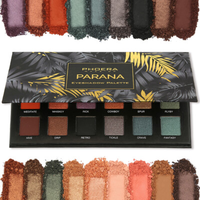 18 Farben professionelle hochpigmentierte Qualität Lidschatten Palette Kosmetik UK