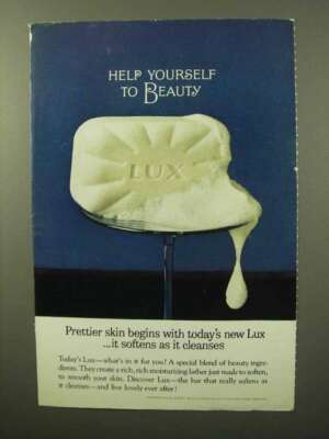 1964 Lux Soap Ad - Help Yourself to Beauty