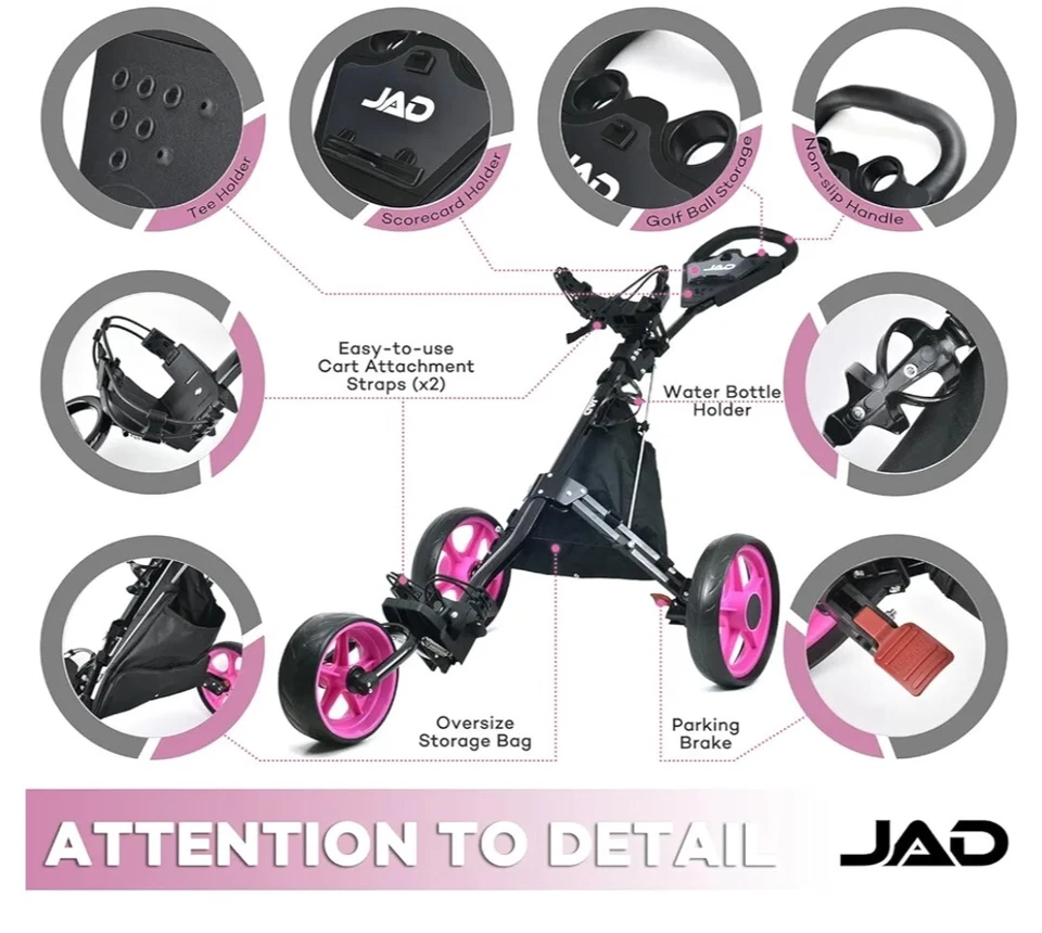 Pro Golf Ladies Pushcart for Women Golfers, Super Lightweight Deluxe - Image 2 of 4