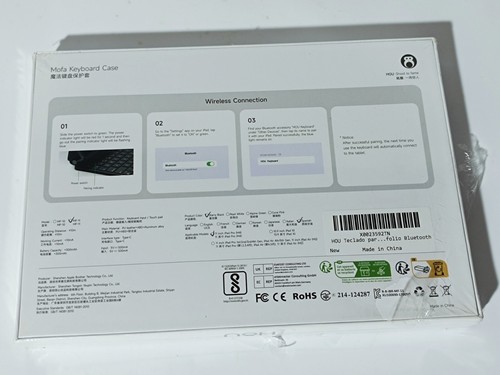 HOU Tastaturhülle für iPad Pro 11 (1-4) Air (4-5) 2024 M2 QWERTY Spanisch_0.8_5 - Bild 2 von 9