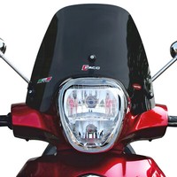Faco Parabrezza Cupolino Racing Sport Touring Fumè Scuro Piaggio Beverly 350 Ie