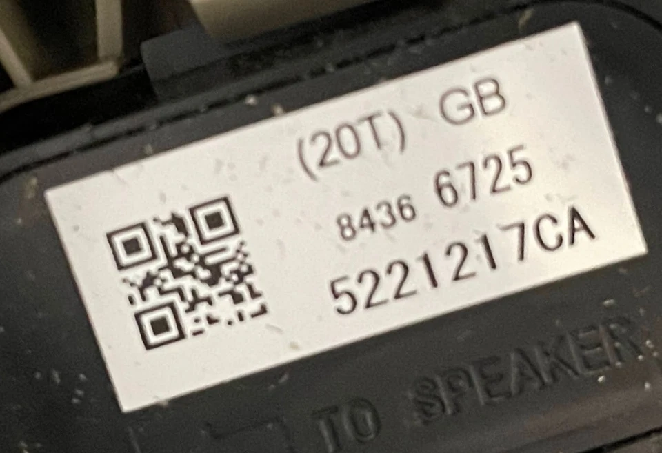 GM microphone mic assembly for mobile phone use in vehicle overhead console. NEW - Изображение 4 из 4