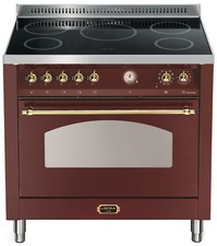 LOFRA - DOLCEVITA INDUKTION - SINGLE OVEN 90cm - RRG 96 MFT/ 5 I - Burgundy Mess