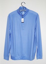 NWT Johnnie-O Men's Royal Blue 1/2 Zip Hurricane Pullover LS Sweatshirt sz M