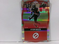 KYZIR WHITE 2025 Uno Elite Alt Jerseys RED Foil #185 FALCONS