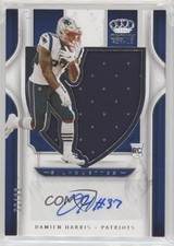 2019 Panini Chronicles Crown Royale Silhouette 32/99 Damien Harris Auto 0g27