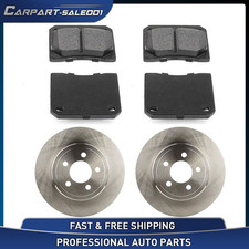 Rear Brake Rotors Brake Pads For Jaguar V12 5.3l Jaguar Vanden Plas 4.2l