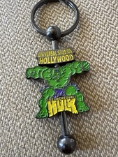 Vintage Keychain The Incredible Hulk Universal Studios Moves