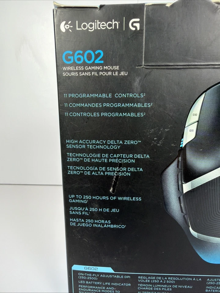 Logitech G602 Wireless Gaming Mouse (910-003820) – Brand New Open Box - Image 4 of 4