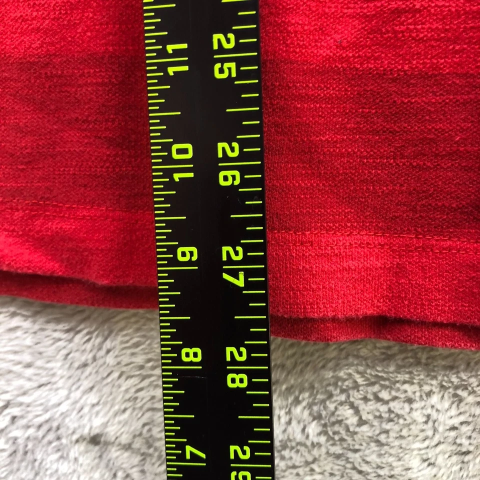 Volcom Mens Polo Shirt Medium Striped Casual Lightweight Short Sleeve Red Y2K - Image 4 of 4