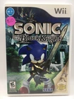 Nintendo Wii 2009 - Sonic and the Black Knight w/ Box & Manual (Works)