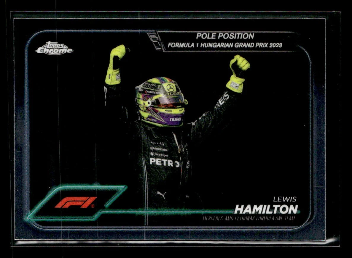 Lewis Hamilton Mercedes 2021 Topps Now F1 Card #8 – 100 Pole Positions Commemorative Card