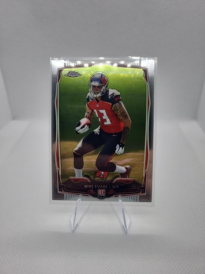 2014 Topps Chrome Mike Evans Rc #185 Buccaneers Rookie