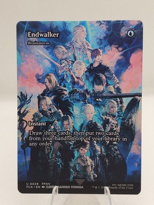 Endwalker Brainstorm Showcase Borderless Final Fantasy Full Art MTG U28 