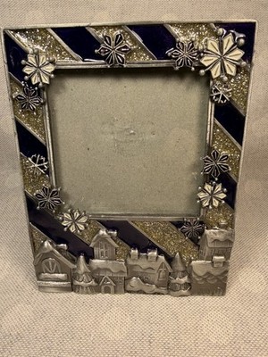 Sunflower Design 3D Stand Up Metal Glass Christmas Picture Frame Christmas Core