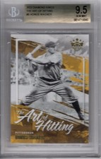 2022 DIAMOND KINGS #9 THE ART OF HITTING HONUS WAGNER (POP 1 NONE HIGHER)