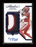 2023 Panini Flawless Football Tank Dell Rookie Patch Auto Sapphire #8/10 (BD)