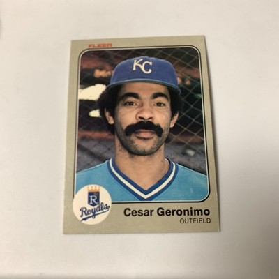 1983 Fleer Kansas City Royals Cesar Geronimo