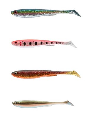Daiwa GRANDWAVE Slim Shady Sea unmontiert 3er-Pack 13,5cm/16cm Shads