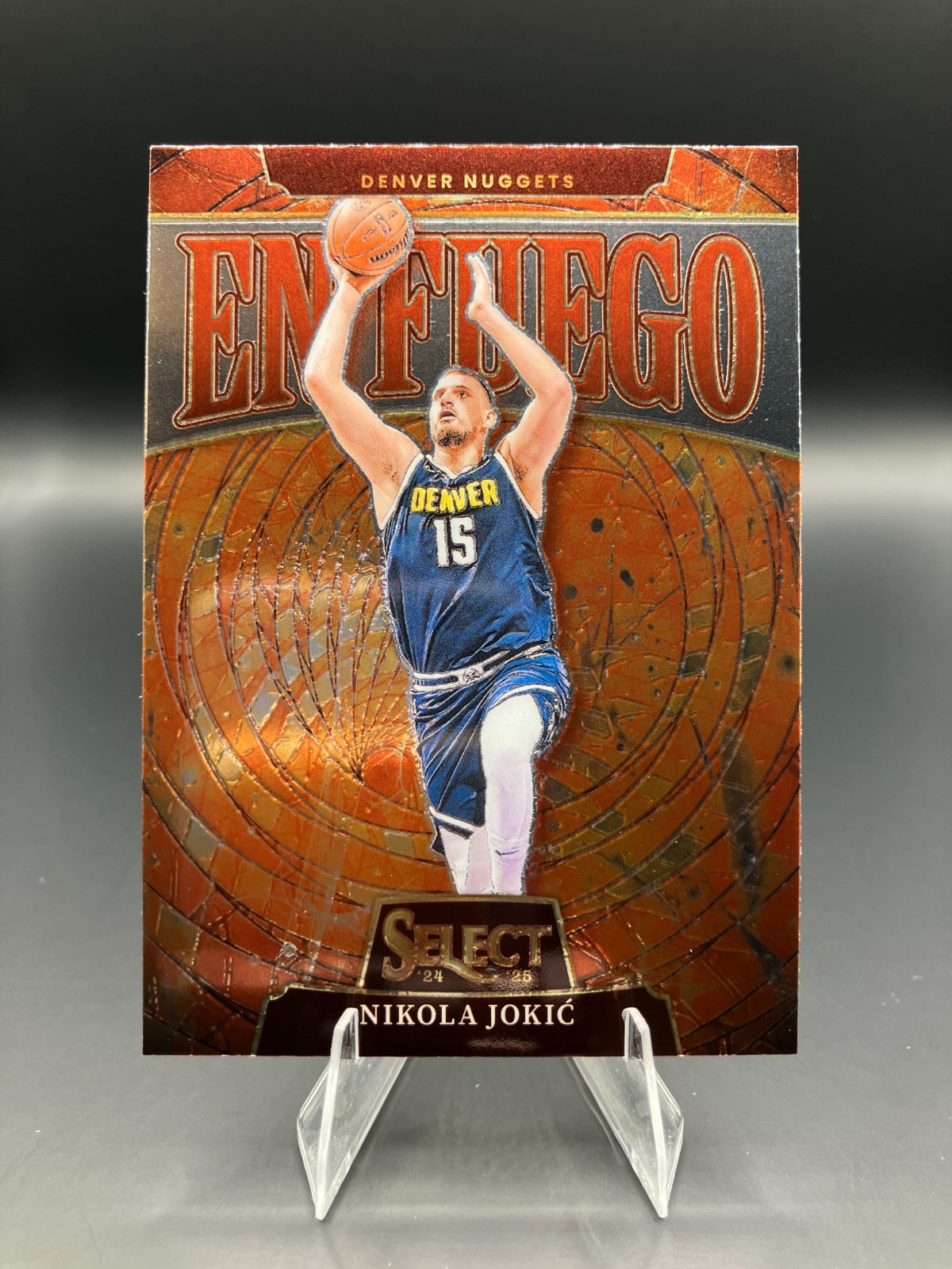 2024 Panini Select #5 Nikola Jokic - "En Fuego"