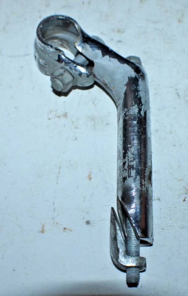 Vástago de pluma vintage de 22,2 mm plateado 65 mm 25,4 mm carretera híbrido acero envío rápido a EE. UU. Foto 2 de 4