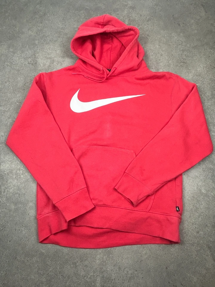 Nike SB Hoodie Swoosh Rouge corail Coupe regular M (630) - Photo 1/4