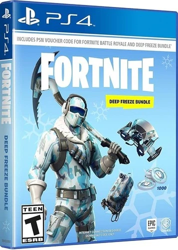 Fortnite Deep Freeze Bundle PS4 w/ Used Redeemed Voucher Code Free Post