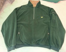2 In one The Masters Augusta National Zip Green Fleece/Tan Nylon Water Resistant
