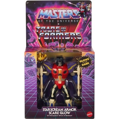 Masters of the Universe X Transformers Starscream Armor Scare Glow SEALED MINT.