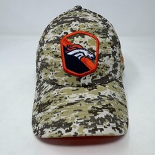 Denver Broncos New Era Salute To Service NFL Sideline 39THIRTY Hat Cap Camo S/M