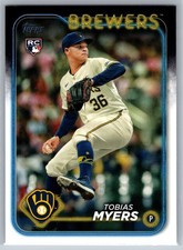 2024 Topps Update Tobias Myers Rookie #US299 Milwaukee Brewers