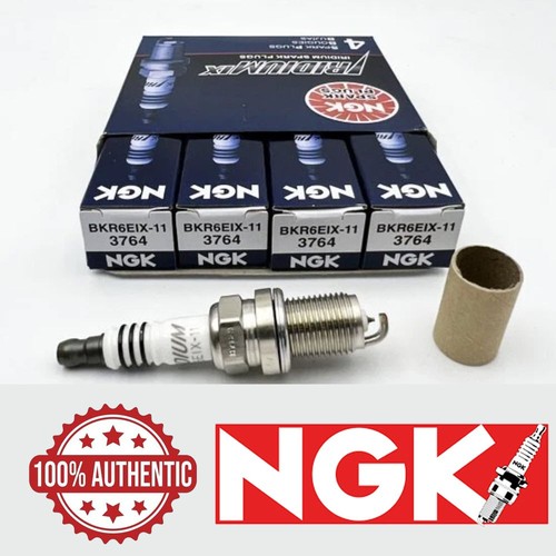 4PCS BKR6EIX-11 NGK 3764 Spark Plugs Iridium IX BKR6EIX11 US FREE SHIPPING