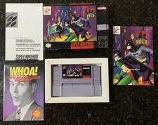 🦇 SNES The Adventures of Batman & Robin CIB - COMPLETE - TAS DC Comics - Works!