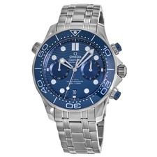 New Omega Seamaster Diver 300M Chronograph Men's Watch 210.30.44.51.03.001