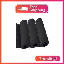 3-Pack 4mm Black Foam Sheet, 13.9" x 59" EVA Foam Roll Premium eva Craft Foam fo