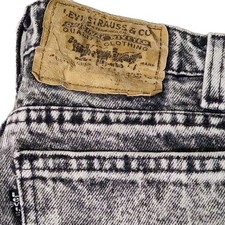 Vintage 90s Black Tab 550 FADED Black Levi  s Jeans 30x34 USA MADE 1999