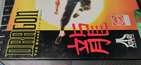 DRAGON THE BRUCE LEE STORY Atari Jaguar EMPTY Display Box OLD STOCK/ FOLDED #02