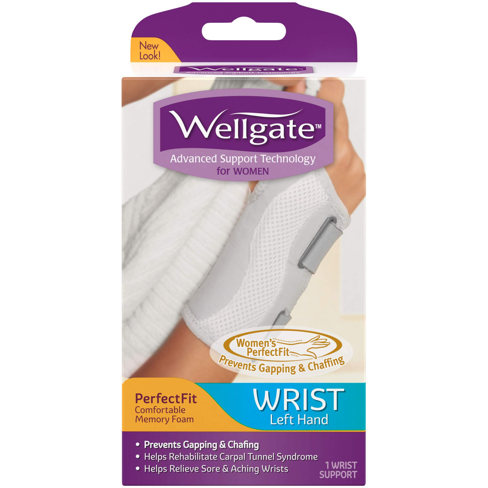 for Women, PerfectFit Wrist Brace for Wrist Support - Left