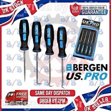 4PC SHORT MINI HOOK & PICK TOOL SET SEAL AND O RING REMOVER 75° 90° 135° 180°