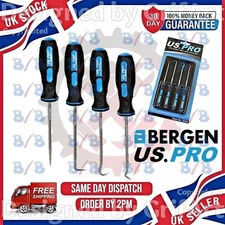 4PC SHORT MINI HOOK & PICK TOOL SET SEAL AND O RING REMOVER 75° 90° 135° 180°