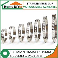 Hose Clamp Worm Drive Jubilee Clips 201 Stainless Stees Clip Hoop Pipe Clamp